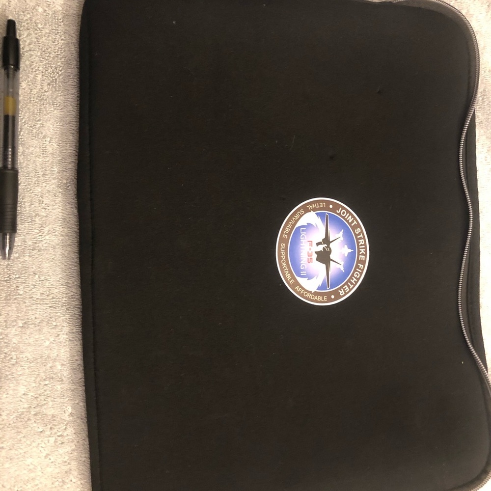 Air Force lap top military rare padded shelve